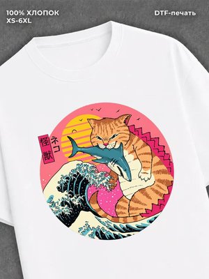 Футболка кот