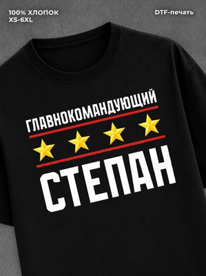 Футболка мужская именная главно