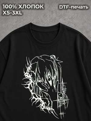 Футболка y2k альт дрейн drain у2к black