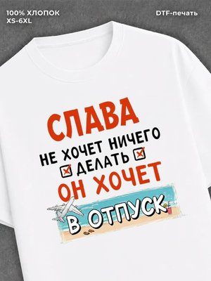 Футболка мужская именная Слава