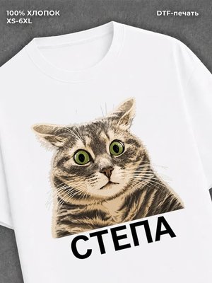 Футболка Степан имена