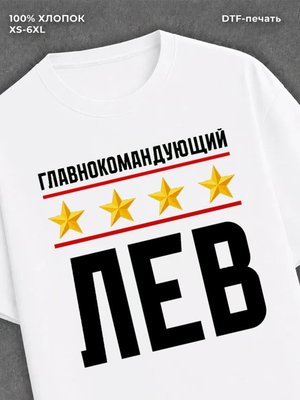 Футболка мужская именная главно