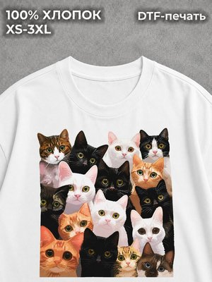 Футболка Котики