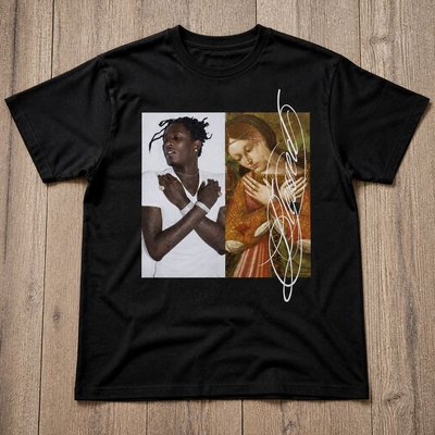 Футболка young thug y2k blessed archive type flat_lay