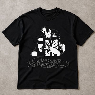 Футболка y2k kurt cobain flat_lay