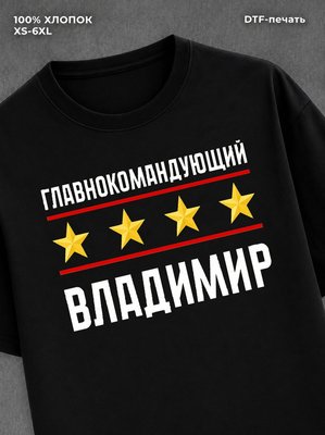Футболка главнокомандующий Владимир