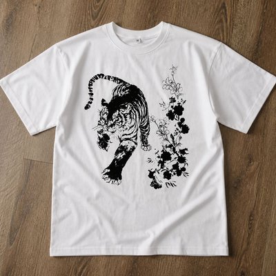 Футболка y2k white tiger archive vintage
