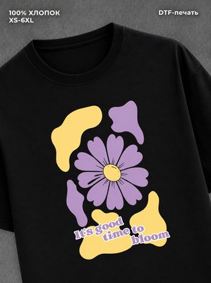 Футболка женская черная