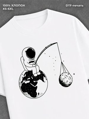 Футболка космонавт