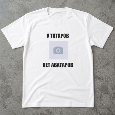 Футболка мем y2k archive у татаров нет аватаров