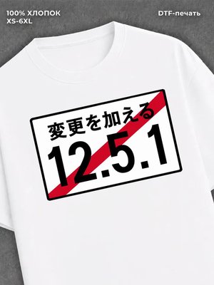 Футболка Изменения 12.5.1