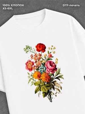 Футболка flowers