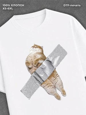 Футболка котик
