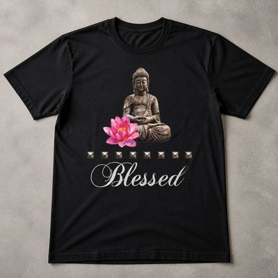Футболка Будда blessed buddha y2k archive flat_lay