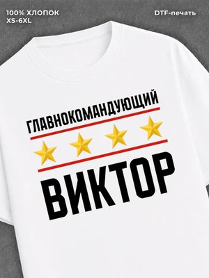 Футболка мужская именная главно