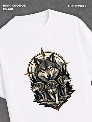 Футболка Волки