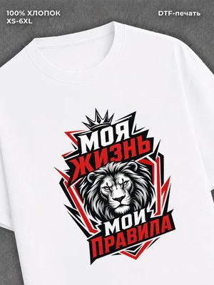 Футболка моя жизнь - мои правила