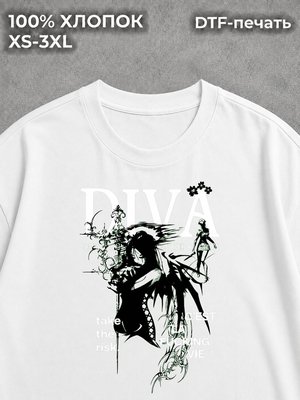 Футболка y2k pinterest дрейн готика white