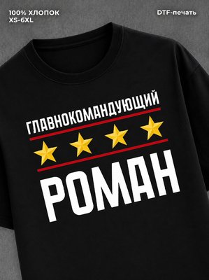 Футболка мужская именная главно