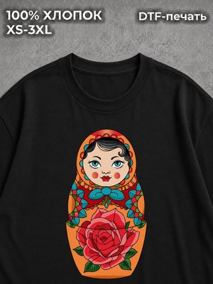 Футболка Современная матрешка