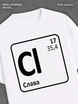 Футболка мужская именная Слава