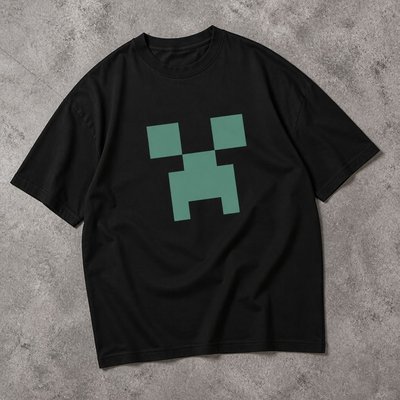 Футболка майнкрафт крипер y2k 1 шт flat_lay