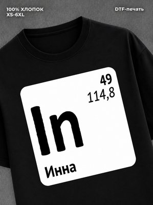Футболка женская именная Инна