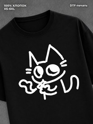 Футболка y2k cat