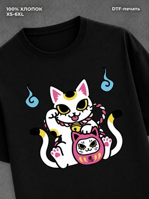 Футболка котик