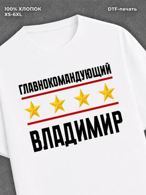 Футболка главнокомандующий Владимир