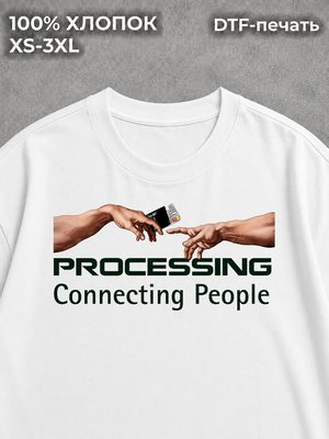 Футболка скам scam Процессинг Processing арбитраж
