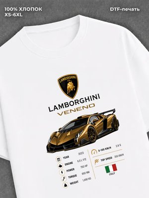 Футболка Lamborghini Veneno