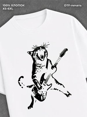 Футболка котик