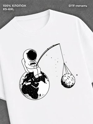 Футболка космонавт