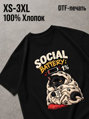 Футболка кота