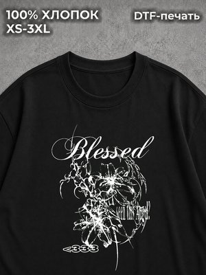 Футболка y2k pinterest дрейн готика black