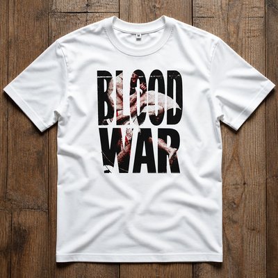 Футболка blood war y2k archive type flat_lay