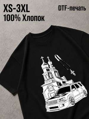 Футболка Субару ЧБ