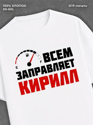 Футболка мужская именная всем з