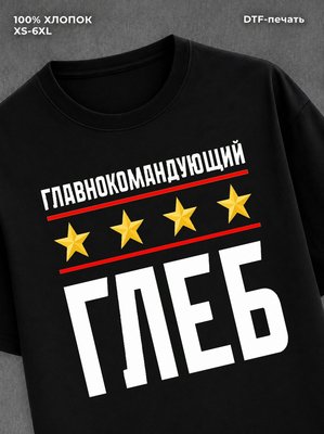 Футболка мужская именная главно