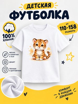 Футболка детские с животными
