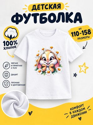 Футболка детская для девочек