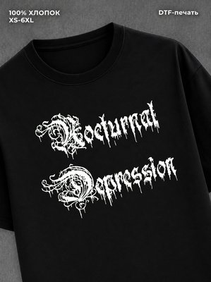 Футболка Nocturnal Depression