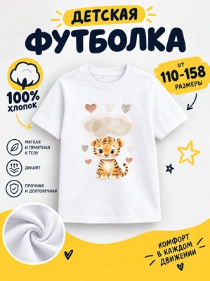 Футболка детские с животными
