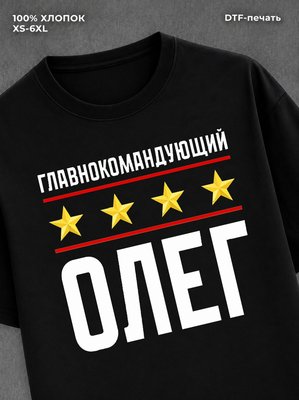 Футболка мужская именная главно