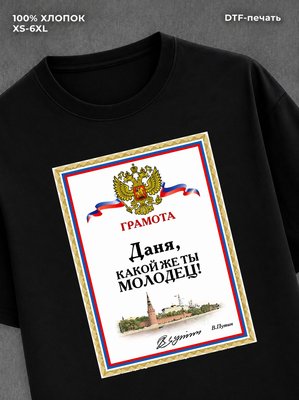 Футболка Даня Даниил Данил