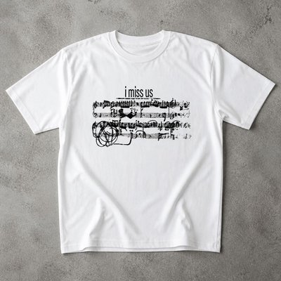 Футболка music Yohji Yamamoto archive type