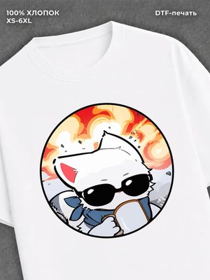 Футболка котик