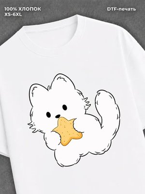 Футболка cat star
