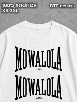 Футболка y2k Mowalola white